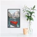 Picture of Perfect Row Day I _GroupedProduct_Rectangle_Portrait_Canvas_Framed_
