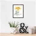 Picture of Yellow Floral I  _GroupedProduct_Rectangle_Portrait_Canvas_Framed_