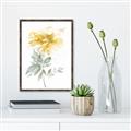 Picture of Yellow Floral I  _GroupedProduct_Rectangle_Portrait_Canvas_Framed_