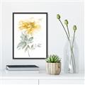 Picture of Yellow Floral I  _GroupedProduct_Rectangle_Portrait_Canvas_Framed_