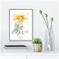 Picture of Yellow Floral I  _GroupedProduct_Rectangle_Portrait_Canvas_Framed_