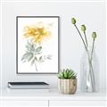 Picture of Yellow Floral I  _GroupedProduct_Rectangle_Portrait_Canvas_Framed_