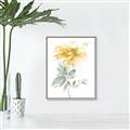 Picture of Yellow Floral I  _GroupedProduct_Rectangle_Portrait_Canvas_Framed_
