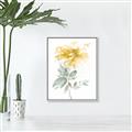 Picture of Yellow Floral I  _GroupedProduct_Rectangle_Portrait_Canvas_Framed_