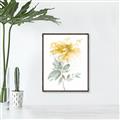 Picture of Yellow Floral I  _GroupedProduct_Rectangle_Portrait_Canvas_Framed_