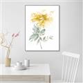 Picture of Yellow Floral I  _GroupedProduct_Rectangle_Portrait_Canvas_Framed_