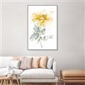 Picture of Yellow Floral I  _GroupedProduct_Rectangle_Portrait_Canvas_Framed_