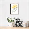 Picture of Yellow Floral II  _GroupedProduct_Rectangle_Portrait_Canvas_Framed_
