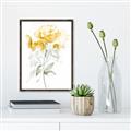 Picture of Yellow Floral II  _GroupedProduct_Rectangle_Portrait_Canvas_Framed_