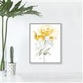 Picture of Yellow Floral II  _GroupedProduct_Rectangle_Portrait_Canvas_Framed_