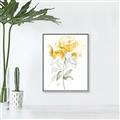Picture of Yellow Floral II  _GroupedProduct_Rectangle_Portrait_Canvas_Framed_