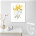Picture of Yellow Floral II  _GroupedProduct_Rectangle_Portrait_Canvas_Framed_