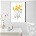 Picture of Yellow Floral II  _GroupedProduct_Rectangle_Portrait_Canvas_Framed_