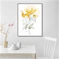 Picture of Yellow Floral II  _GroupedProduct_Rectangle_Portrait_Canvas_Framed_