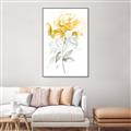 Picture of Yellow Floral II  _GroupedProduct_Rectangle_Portrait_Canvas_Framed_