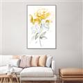 Picture of Yellow Floral II  _GroupedProduct_Rectangle_Portrait_Canvas_Framed_