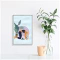 Picture of Yoga Girl II  _GroupedProduct_Rectangle_Portrait_Canvas_Framed_