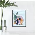 Picture of Yoga Girl II  _GroupedProduct_Rectangle_Portrait_Canvas_Framed_