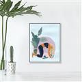Picture of Yoga Girl II  _GroupedProduct_Rectangle_Portrait_Canvas_Framed_