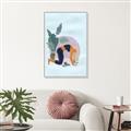 Picture of Yoga Girl II  _GroupedProduct_Rectangle_Portrait_Canvas_Framed_