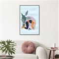 Picture of Yoga Girl II  _GroupedProduct_Rectangle_Portrait_Canvas_Framed_