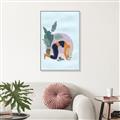 Picture of Yoga Girl II  _GroupedProduct_Rectangle_Portrait_Canvas_Framed_