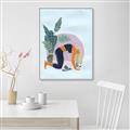 Picture of Yoga Girl II  _GroupedProduct_Rectangle_Portrait_Canvas_Framed_