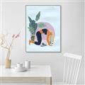 Picture of Yoga Girl II  _GroupedProduct_Rectangle_Portrait_Canvas_Framed_