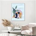 Picture of Yoga Girl II  _GroupedProduct_Rectangle_Portrait_Canvas_Framed_
