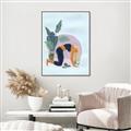 Picture of Yoga Girl II  _GroupedProduct_Rectangle_Portrait_Canvas_Framed_