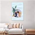 Picture of Yoga Girl II  _GroupedProduct_Rectangle_Portrait_Canvas_Framed_