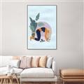 Picture of Yoga Girl II  _GroupedProduct_Rectangle_Portrait_Canvas_Framed_