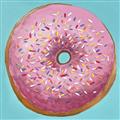 Picture of Sprinkle Donut _GroupedProduct_Square_Unframed_Print_Only_