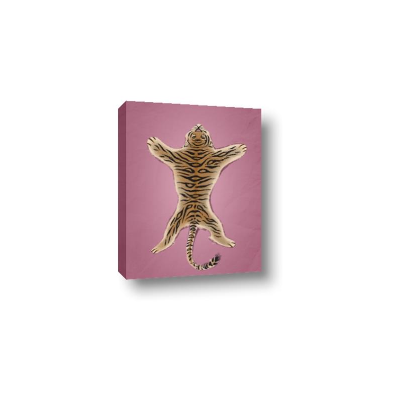 Picture of Tiger on Pink _GroupedProduct_Rectangle_Portrait_Canvas_