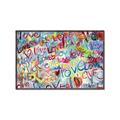 Picture of Love Is all Around _GroupedProduct_Rectangle_Landscape_Canvas_Framed_
