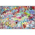 Picture of Love Is all Around _GroupedProduct_Rectangle_Landscape_Canvas_Framed_