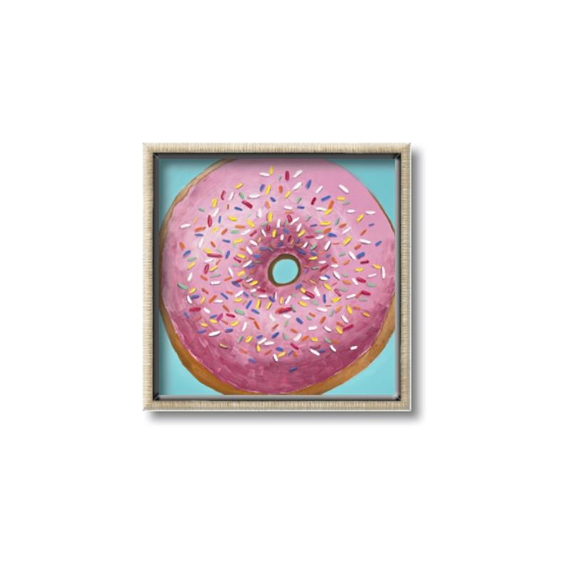 Picture of Sprinkle Donut _GroupedProduct_Square_Canvas_Framed_