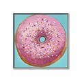 Picture of Sprinkle Donut _GroupedProduct_Square_Canvas_Framed_