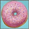 Picture of Sprinkle Donut _GroupedProduct_Square_Canvas_Framed_