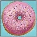 Picture of Sprinkle Donut _GroupedProduct_Square_Canvas_Framed_