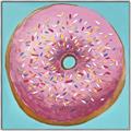 Picture of Sprinkle Donut _GroupedProduct_Square_Canvas_Framed_