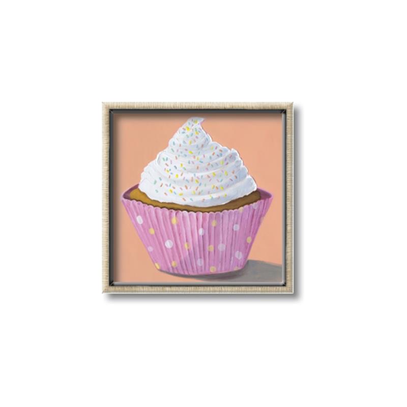 Picture of Vanilla Cupcake _GroupedProduct_Square_Canvas_Framed_