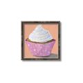 Picture of Vanilla Cupcake _GroupedProduct_Square_Canvas_Framed_