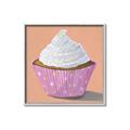Picture of Vanilla Cupcake _GroupedProduct_Square_Canvas_Framed_