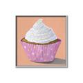 Picture of Vanilla Cupcake _GroupedProduct_Square_Canvas_Framed_