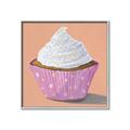 Picture of Vanilla Cupcake _GroupedProduct_Square_Canvas_Framed_