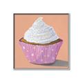 Picture of Vanilla Cupcake _GroupedProduct_Square_Canvas_Framed_