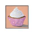 Picture of Vanilla Cupcake _GroupedProduct_Square_Canvas_Framed_