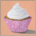 Picture of Vanilla Cupcake _GroupedProduct_Square_Canvas_Framed_