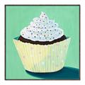Picture of Chocolate Cupcake _GroupedProduct_Square_Canvas_Framed_